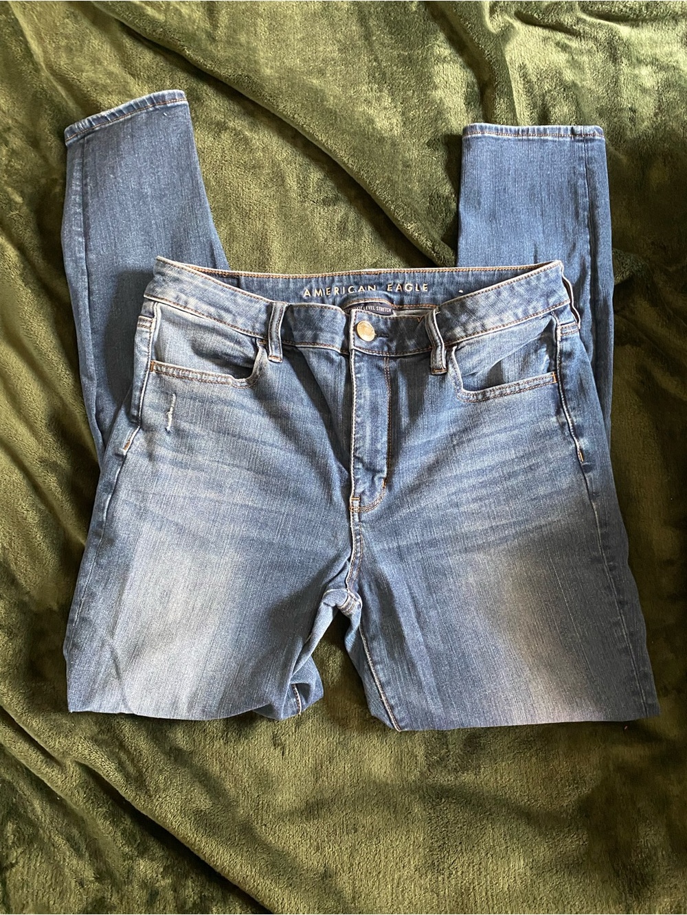 American Eagle Outfitters Light Blue Skinny Jeans